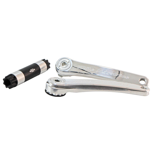 White Industries M30 Mountain Cranks 30mm Spindle 165mm Silver