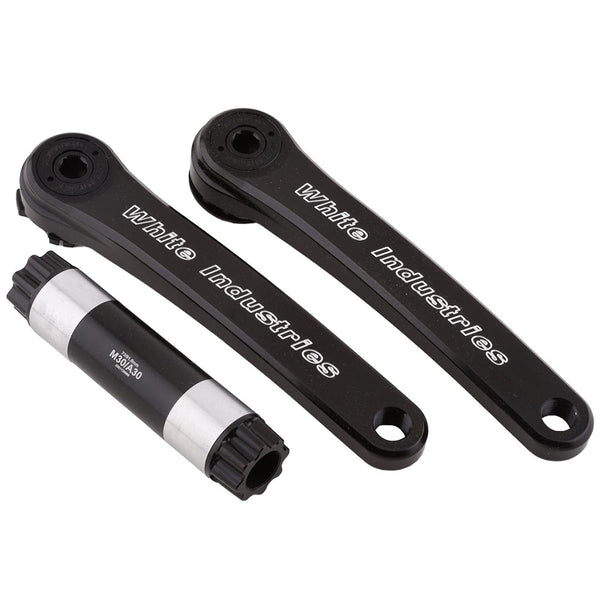 White Industries M30 Mountain Cranks 30mm Spindle 175mm Black  