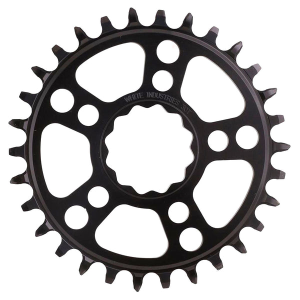 White Industries MR30 TSR 1x Chainring (0mm Offset) 34T Black