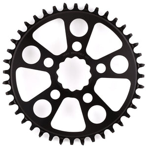White Industries MR30 TSR 1x Chainring (3mm Offset) 38T Black