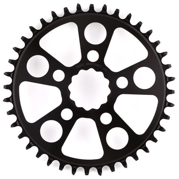 White Industries MR30 TSR 1x Chainring (3mm Offset) 38T Black