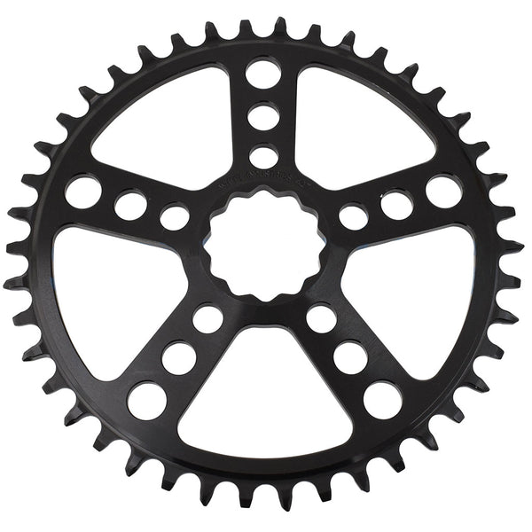White Industries MR30 TSR 1x Chainring (3mm Offset) 44T Black