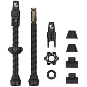Wolf Tooth Components Tubeless Valve Stem Kit Clik Valve 60mm Black
