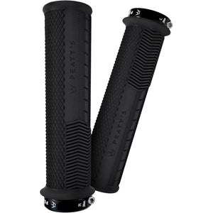 Peaty's Race Control Knurl Thick Lock-On Grips Pair Black
