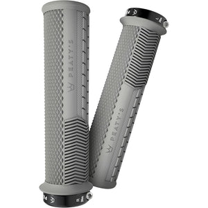 Peaty's Race Control Knurl Thin Lock-On Grips Pair Slate