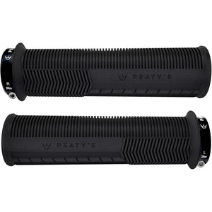 Peaty's Mushroom Thin Lock-On Grips Pair Black
