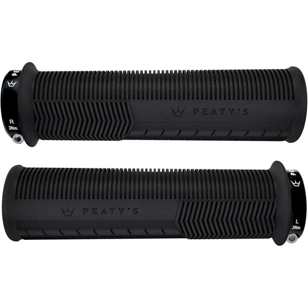 Peaty's Mushroom Thin Lock-On Grips Pair Black