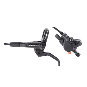 Shimano Deore BL-MT501/BR-MT500 Disc Brake and Lever - Front, Hydraulic, Post Mount, Resin Pads, Black - Lenny's Bike Shop