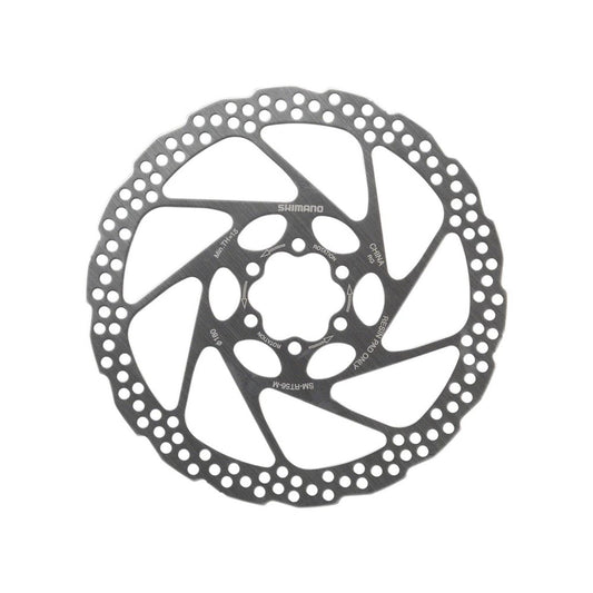Shimano Deore SM-RT56-M Disc Brake Rotor - 180mm 6-Bolt For Resin Pads Only Silver - Lenny's Bike Shop